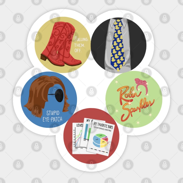 HIMYM MOMENTS Sticker by ulricartistic